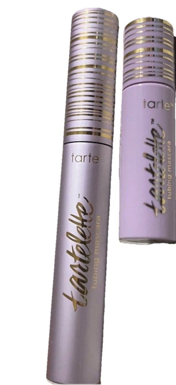 2 Tarte Tartelette Tubing Mascara Black Full And Travel Size New